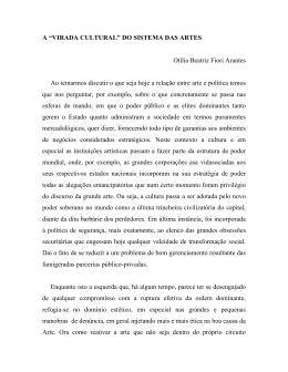 "Virada Cultural" do Sistema das Artes