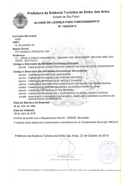 _ Prefeitura da Estância Turística de Embu das Artes Estado de São