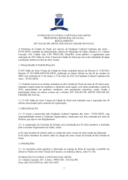 FUNDA&Ccedil;&Atilde;O CULTURAL CAPITANIA DAS ARTES PREFEITURA