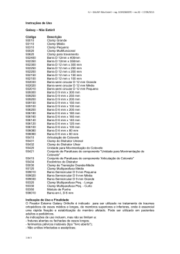 Instru&ccedil;&otilde;es de Uso Galaxy &ndash; N&atilde;o Est&eacute;ril C&oacute;digo Descri&ccedil;&atilde;o