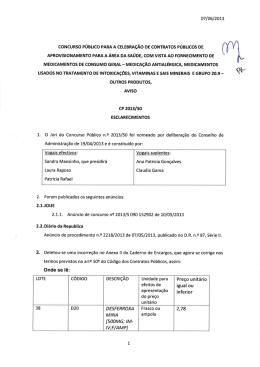 07/06/2013 concurso p&uacute;blico para a celebra&ccedil;&atilde;o de contratos