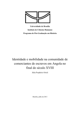 Identidade e mobilidade na comunidade de comerciantes de