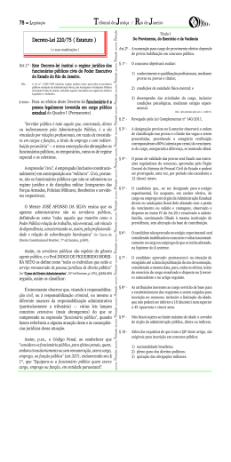 Decreto-Lei 220/75 ( Estatuto )