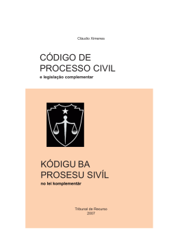 Codigo de Processo Civil