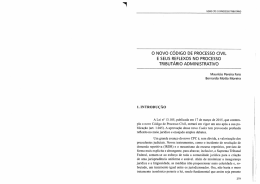 O NOVO CÓDIGO DE PROCESSO CIVIL E SEUS