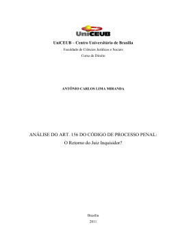 AN&Aacute;LISE DO ART. 156 DO C&Oacute;DIGO DE PROCESSO