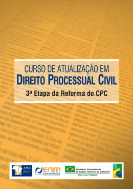 Curso de Atualiza&ccedil;&atilde;o em Direito Processual Civil