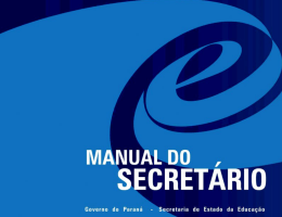 manual do secretário