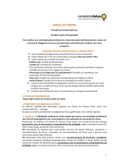 1 Prezado (a) Consorciado (a), Parab&eacute;ns pela contempla&ccedil;&atilde;o! Para