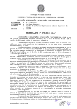 sERvIço PÚBLIco FEDERAL