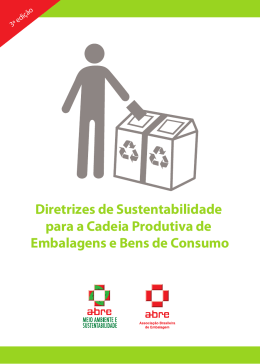 Diretrizes de Sustentabilidade para a Cadeia Produtiva de