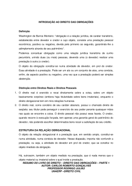 RESUMO DO LIVRO DE DIREITO &ndash; DIREITO DAS