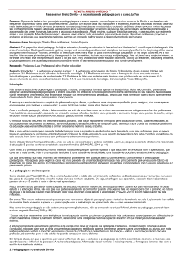 REVISTA &Acirc;MBITO JUR&Iacute;DICO &reg; Para ensinar direito Direito &ndash; A