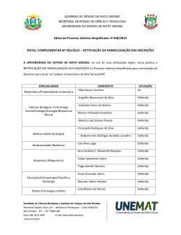 Edital complementar 003