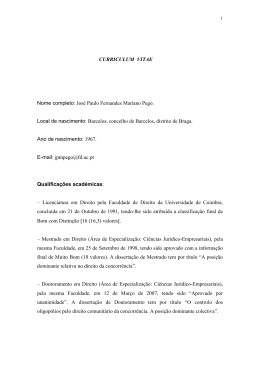 Jos&eacute; Paulo Fernandes Mariano Pego. Local de