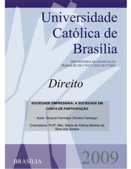 Direito Direito Direito - Universidade Católica de Brasília