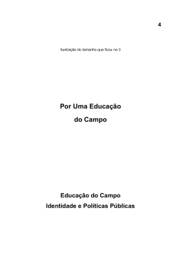 Por Uma Educa&ccedil;&atilde;o do Campo