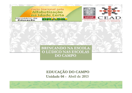 Educacao do campo unidade 4 rev. H - CEAD