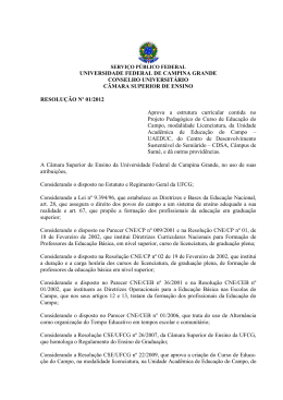 RESOLU&Ccedil;&Atilde;O N&ordm; 01.2012-Educa&ccedil;&atilde;o do Campo-Sum&eacute;