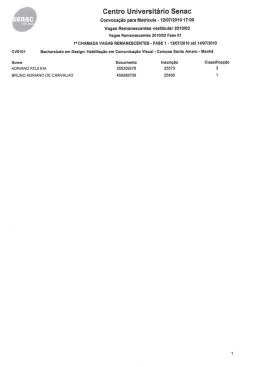 Centro Universit&aacute;rio Senac