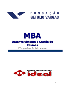 Desenvolvimento e Gestão de Pessoas