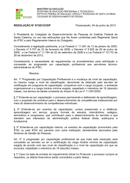 Resolu&ccedil;&atilde;o n&ordm; 07/2013/CDP