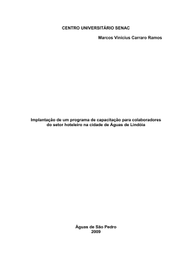 Implanta&ccedil;&atilde;o de um programa de capacita&ccedil;&atilde;o para colaboradores