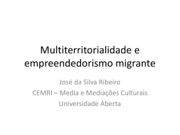 Multiterritorialidade e empreendedorismo migrante