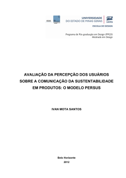 avaliação da percepção dos usuários sobre a comunicação da