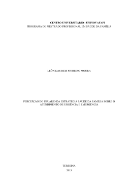 LE&Ocirc;NIDAS REIS PINHEIRO MOURA PERCEP&Ccedil;&Atilde;O