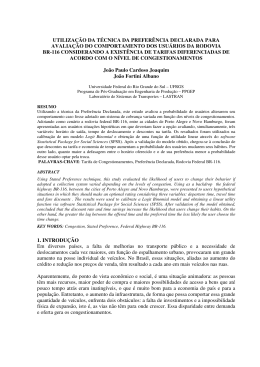 utiliza&ccedil;&atilde;o da t&eacute;cnica da prefer&ecirc;ncia declarada para avalia&ccedil;&atilde;o do