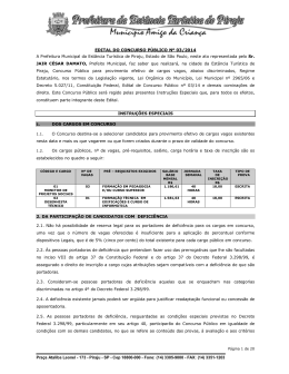Edital de Concurso P&uacute;blico n. 03/2014