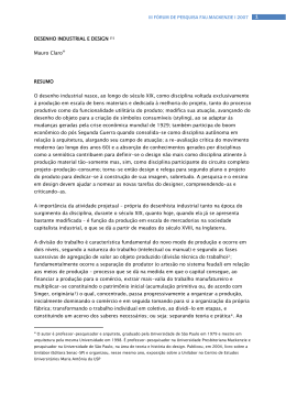 DESENHO INDUSTRIAL E DESIGN ( )