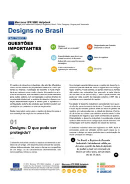 01 M Designs no Brasil - Latin America IPR SME Helpdesk