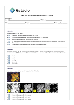 SIMULADO ENADE &ndash; DESENHO INDUSTRIAL (DESIGN) Nome do