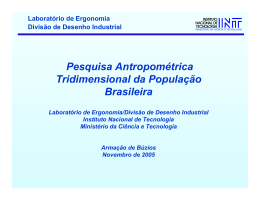 Laborat&oacute;rio de Ergonomia Divis&atilde;o de Desenho Industrial