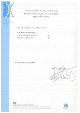 Edição 2015/15 (zë fase)