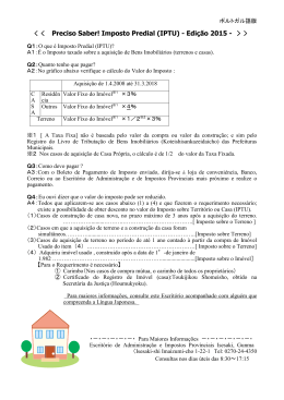 Preciso Saber! Imposto Predial (IPTU) Edição 2015 ポルトガル語