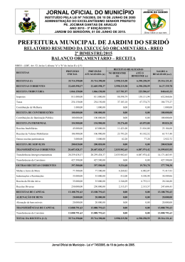 Imagem ANO 2015 - Prefeitura Jardim do Seridó