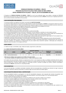Edital - Instituto Quadrix