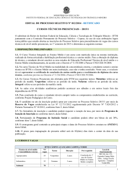 Edital Processo Seletivo 2015_1_Retificado