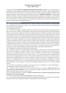 PROCESSO SELETIVO SIMPLIFICADO EDITAL