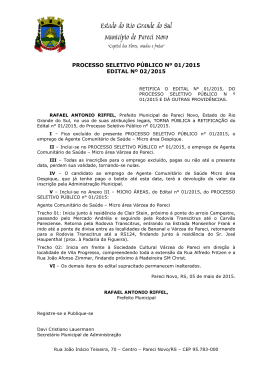 processo seletivo p&uacute;blico n&ordm; 01/2015 edital n&ordm; 02/2015
