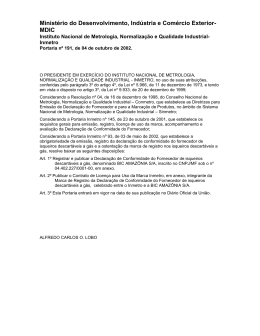 &Iacute;ntegra - Inmetro