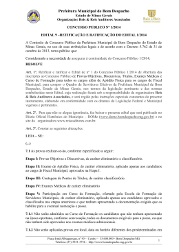 edital de abertura - Reis & Reis