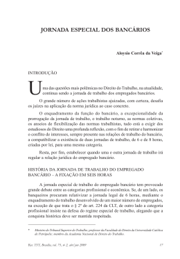 VEIGA, Aloysio Corr&ecirc;a da. Jornada especial dos banc&aacute;rios
