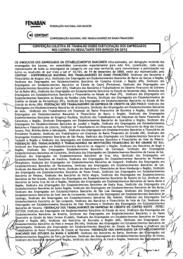 plr fenaban 2012/2013 - Sindicato dos Bancários do Litoral Norte/RS