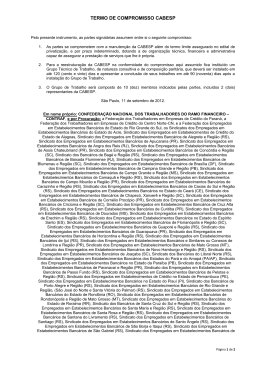 TERMO DE COMPROMISSO CABESP