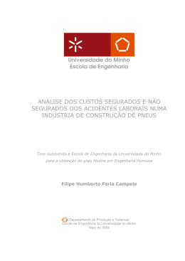 AN&Aacute;LISE DOS CUSTOS SEGURADOS E N&Atilde;O SEGURADOS DOS