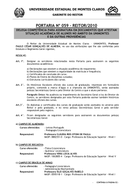 delega compet&ecirc;ncia para assinatura em documentos que atestam